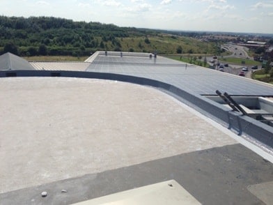 DPR help rescue leaking roof at Castleford College