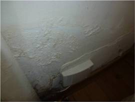 Rising damp damage