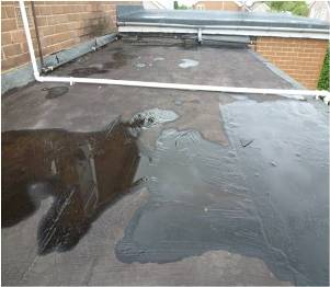 Adel Flat garage roof